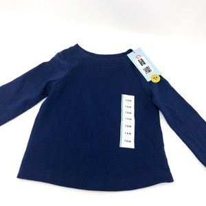 Cat & Jack blue long Sleeve shirt